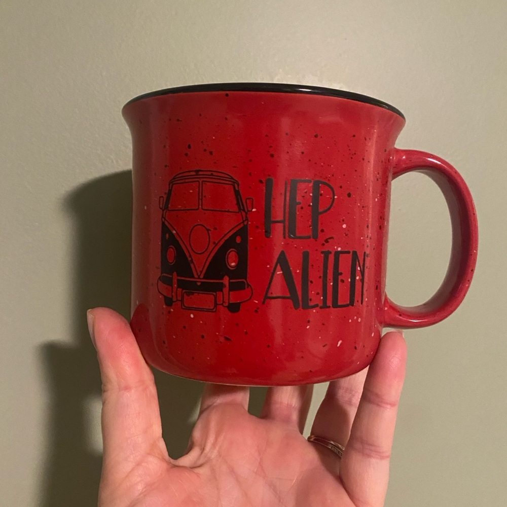 Red Hep Alien Gilmore Girls Camper Mug